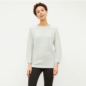 MM Lafleur Sweater 1x Chadwick Light Grey Crewneck